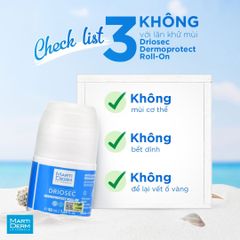 Lăn Khử Mùi Martiderm Driosec Dermoprotect Roll-On Chống Tiết Mồ Hôi 50ml