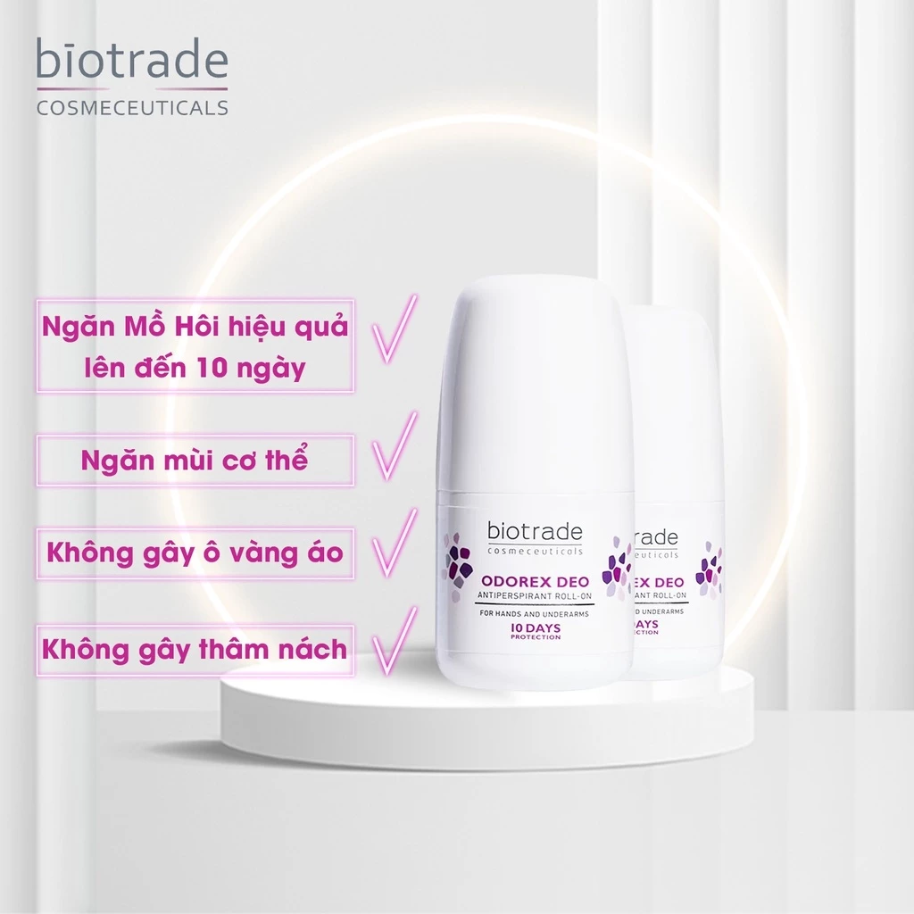 Lăn Khử Mùi Biotrade Odorex Deo Roll Antiperspirant Roll-On 20ml