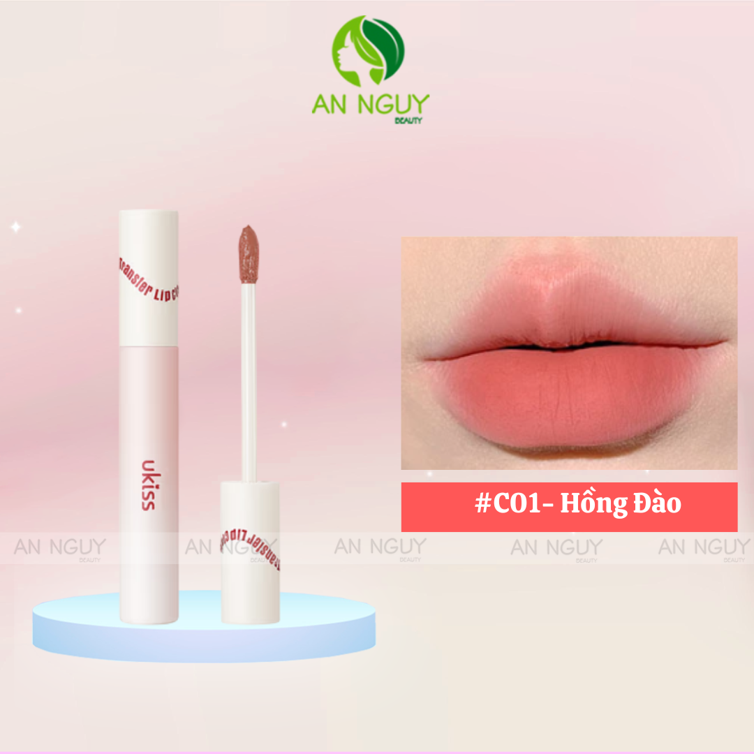 Son Kem Bùn Lâu Trôi Ukiss Creamy Matte Anti-Transfer Lip Clay 3g