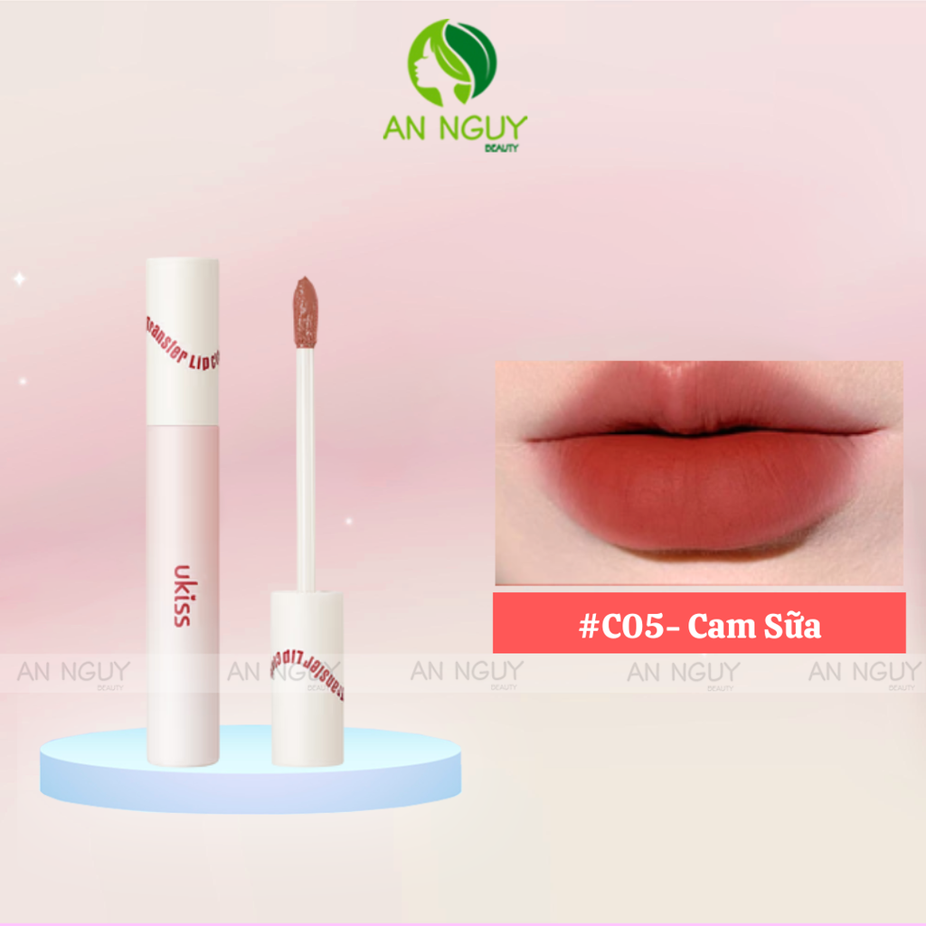 Son Kem Bùn Lâu Trôi Ukiss Creamy Matte Anti-Transfer Lip Clay 3g