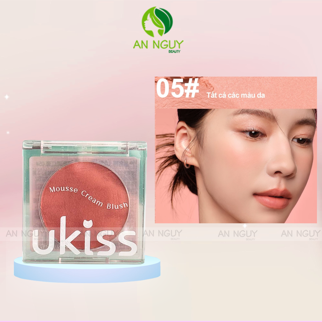 Má Hồng Kem Ukiss Temp Code Mousse Cream Blush 3.2g