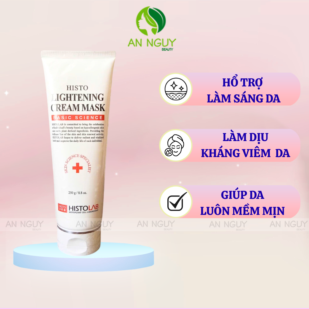 Mặt Nạ Kem Histolab Histo Lightening Cream Mask Hỗ Trợ Làm Sáng Da 250g