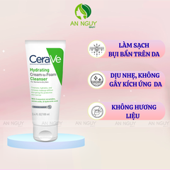 Sữa Rửa Mặt CeraVe Hydrating Cream To Foam Cleanser Dạng Kem Tạo Bọt Dành Cho Mọi Loại Da