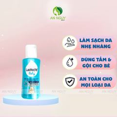 Sữa Tắm Gội Cho Bé Lactacyd Baby Bodywash Và Shampoo Gentle Care 60ml