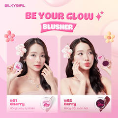 Má Hồng Thạch Silkygirl Be Your Glow Blusher Hiệu Ứng Má Hồng Tự Nhiên 4g