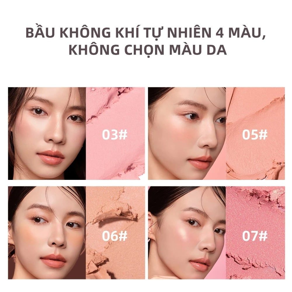 Má Hồng Kem Ukiss Temp Code Mousse Cream Blush 3.2g