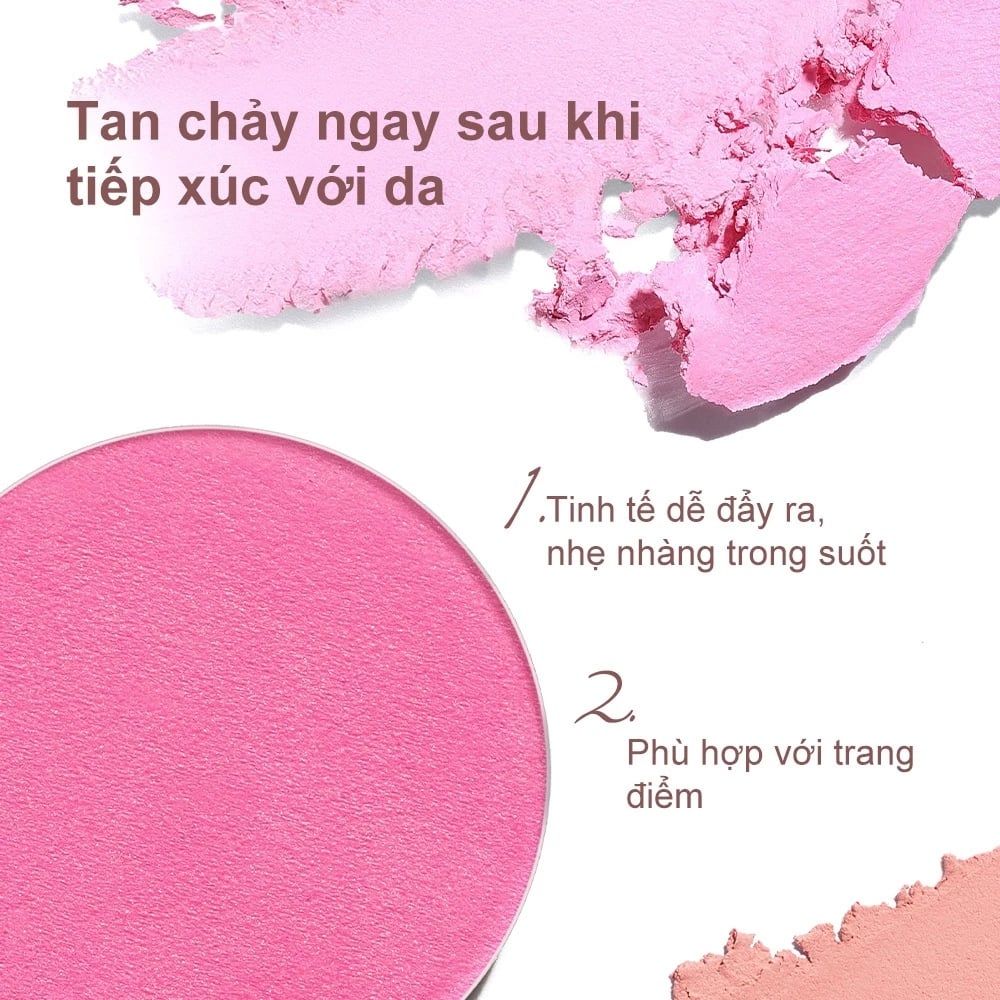 Má Hồng Kem Ukiss Temp Code Mousse Cream Blush 3.2g