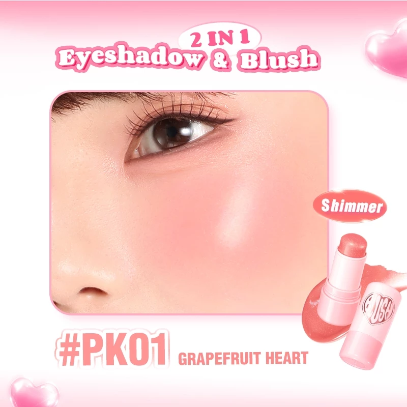 Má Hồng Kem Pinkflash Dewy Blush Stick Màu Chuẩn Tạo Hiệu Ứng Tự Nhiên 3.5g