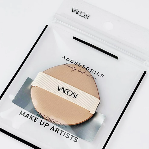 Bông Cushion Vacosi Cushion Sponge Cream BP51 Nhọn Màu Kem