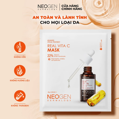 Mặt Nạ Neogen Dermalogy Real Vita C 22% Mask Dưỡng Ẩm, Dưỡng Sáng Mờ Thâm 28g