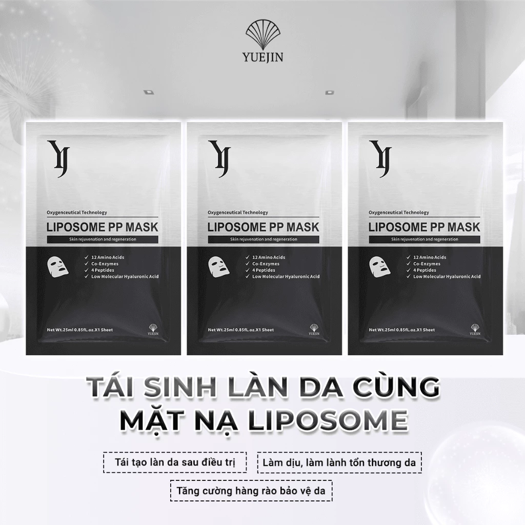 Mặt Nạ Yuejin Liposome PP Mask Nuôi Dưỡng Tế Bào, Phục Hồi Nhanh Cấp Ẩm 25ml