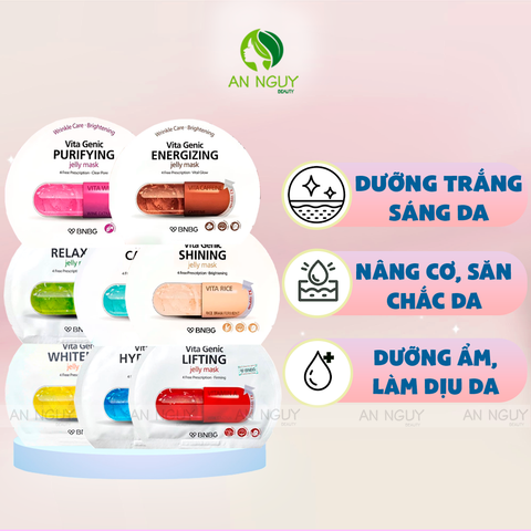 Mặt Nạ Dưỡng Da BNBG Vita Genic Jelly Mask 30ml