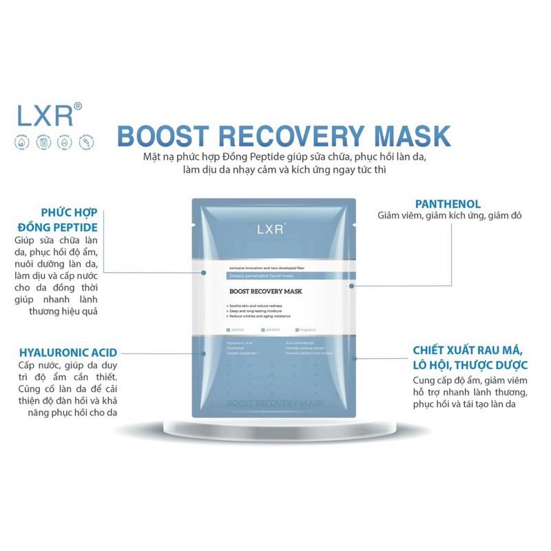 Mặt Nạ LXR Boost Recovery Mask Phục Hồi & Làm Dịu Da 30ml