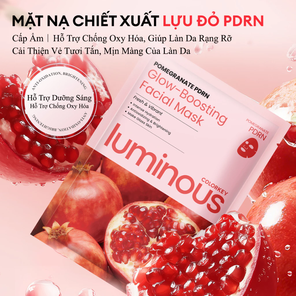 Mặt Nạ Dưỡng Da Thuần Chay Colorkey Luminous PDRN 25ml