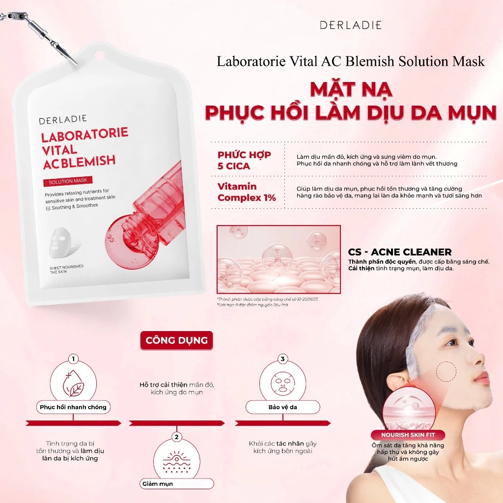 Mặt Nạ Derladie Laboratorie Vital Solution Mask 30ml