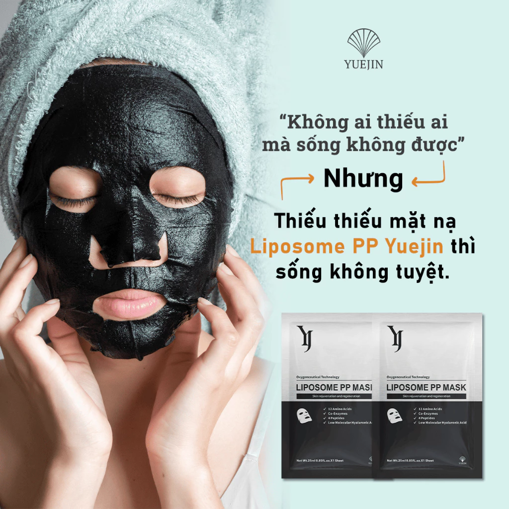 Mặt Nạ Yuejin Liposome PP Mask Nuôi Dưỡng Tế Bào, Phục Hồi Nhanh Cấp Ẩm 25ml
