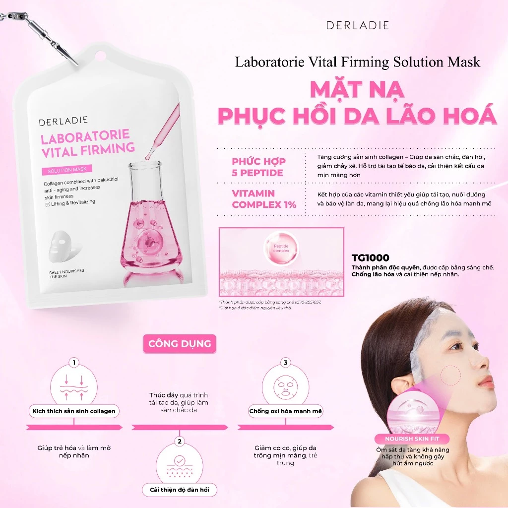 Mặt Nạ Derladie Laboratorie Vital Solution Mask 30ml