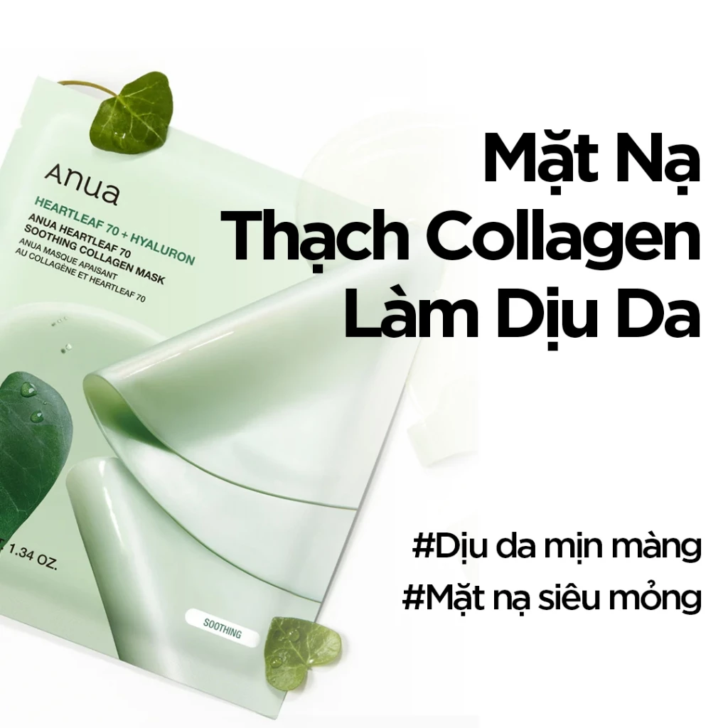 Mặt Nạ Thạch Dưỡng Da Anua Collagen Mask 38g