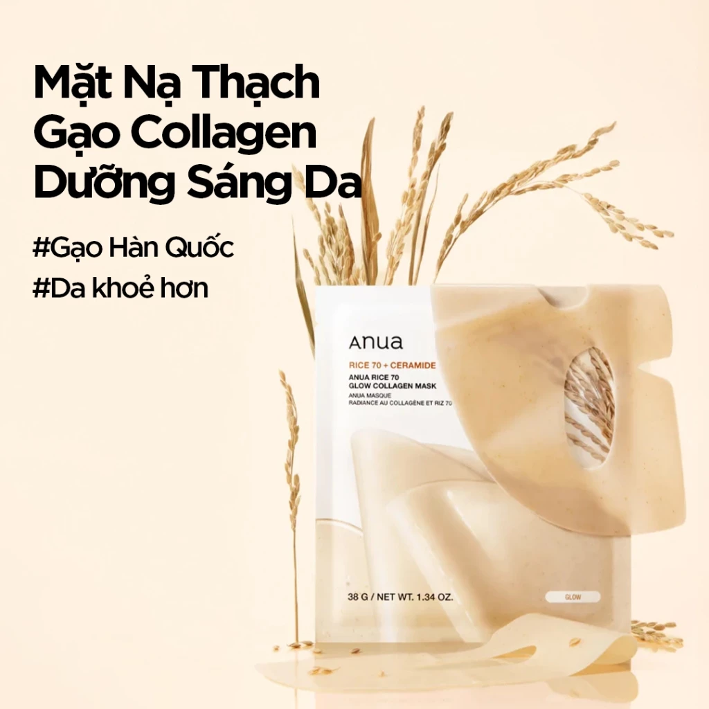 Mặt Nạ Thạch Dưỡng Da Anua Collagen Mask 38g