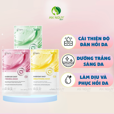 Mặt Nạ Dưỡng Da Make P:rem Everyday Shot Mask 27ml