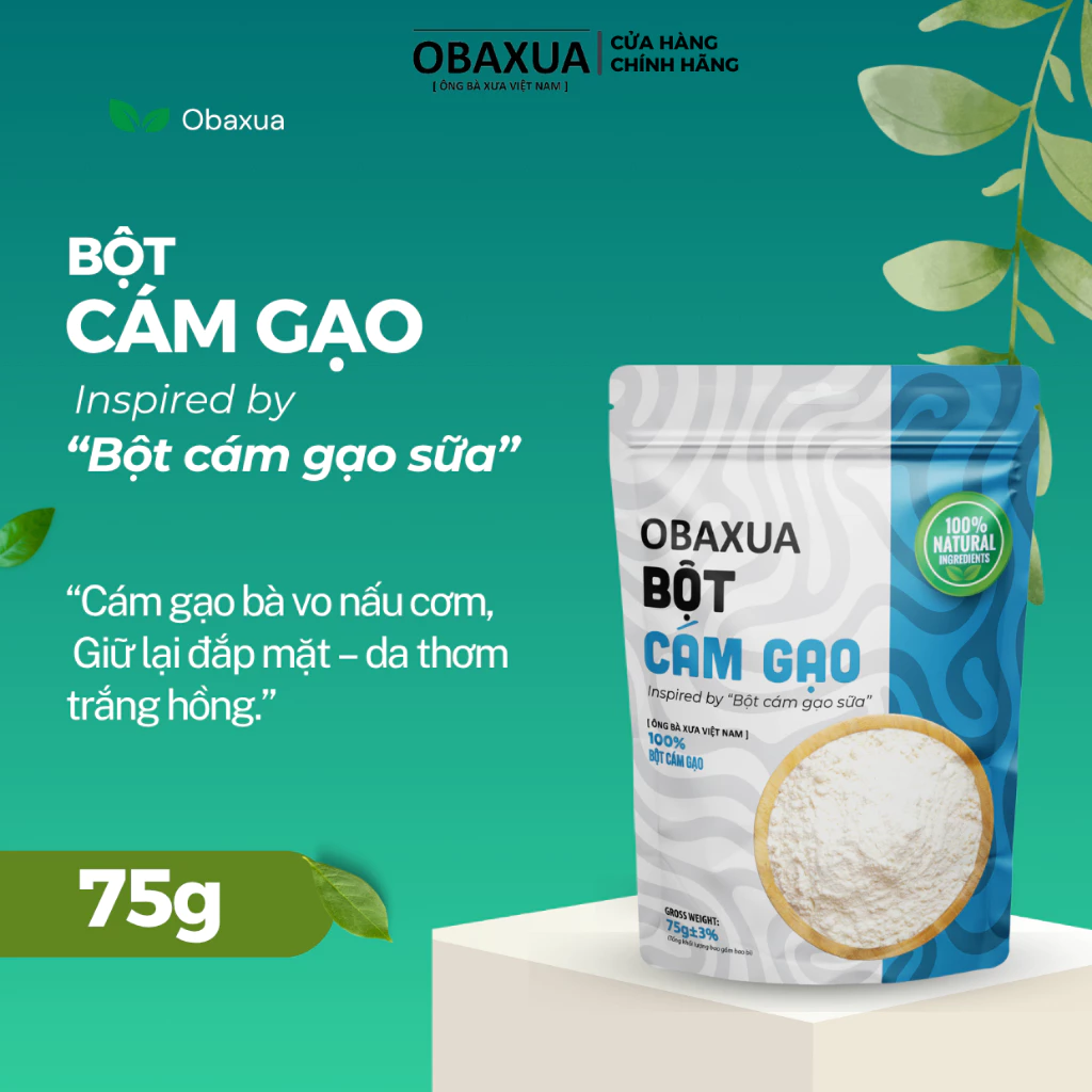 Mặt Nạ Hữu Cơ OBAXUA Dịu Nhẹ Từ Thiên Nhiên Dưỡng Da Mịn Màng
