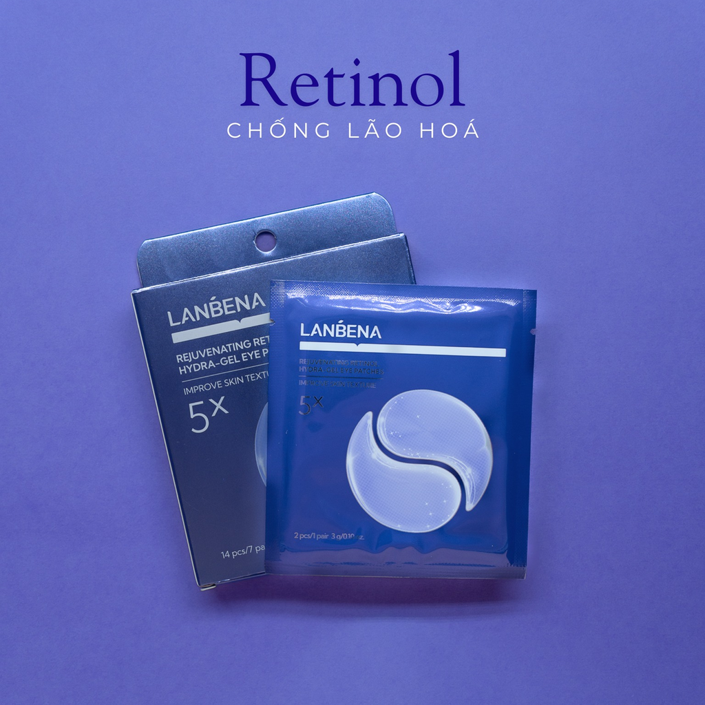 Mặt Nạ Mắt Lanbena Hydra Gel Eye Patches Giúp Giảm Quầng Thâm 14 Miếng/7 Đôi