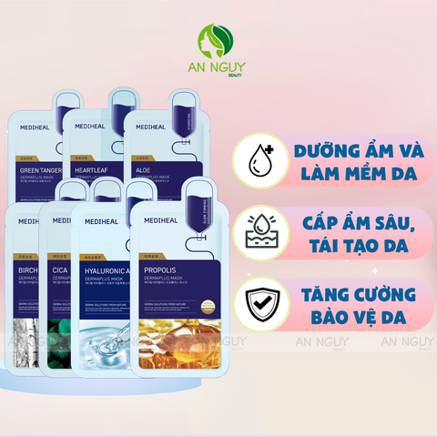 Mặt Nạ Dưỡng Da Mediheal Dermaplus Mask Mềm Mịn Da 22ml