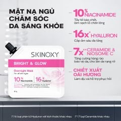 Mặt Nạ Ngủ Skinoxy Overnight Mask Dưỡng Ẩm Giúp Da Mềm Mịn 25gr