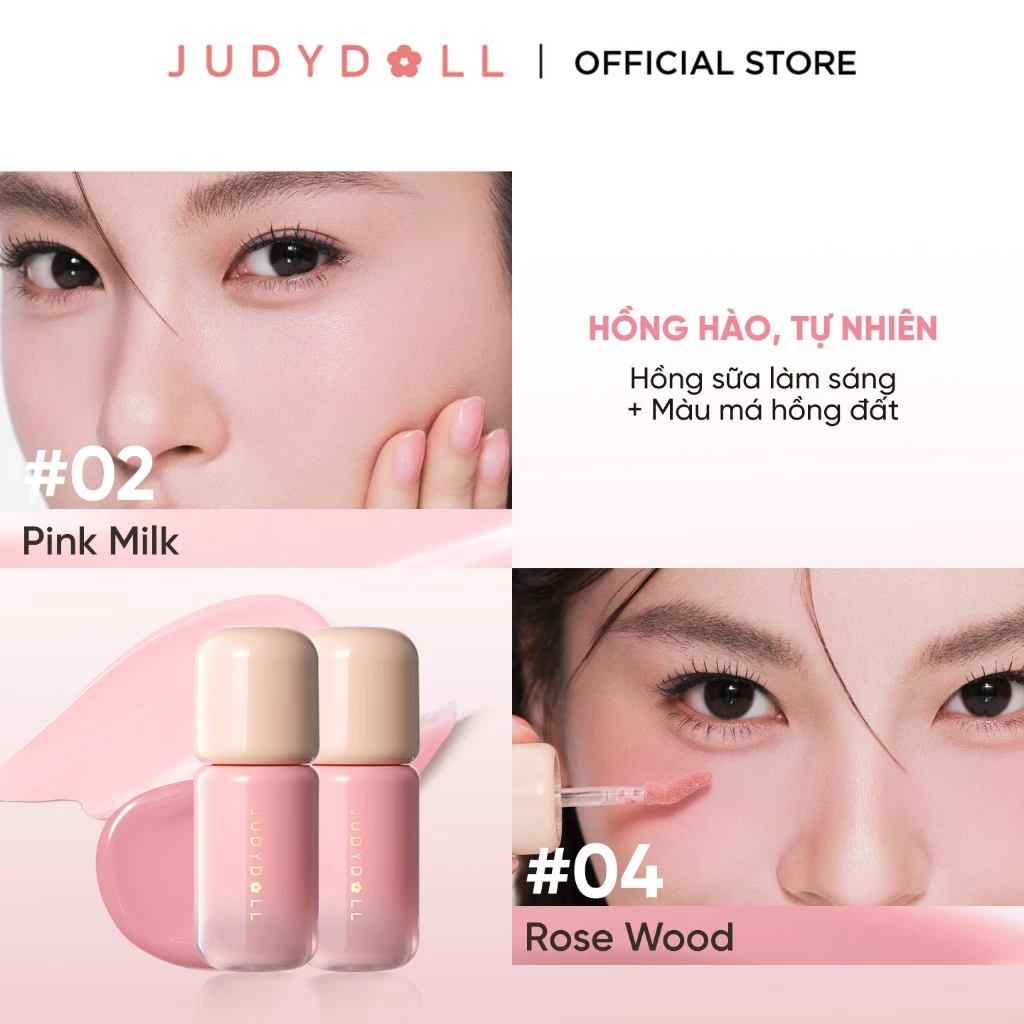 Má Hồng Kem Judydoll Soft And Smooth Blush Lotion 5g