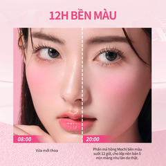 Má Hồng Barenbliss Moist Mochi Paste Powder Blush Kem Lai Phấn Dễ Tán Bền Màu 4.5g