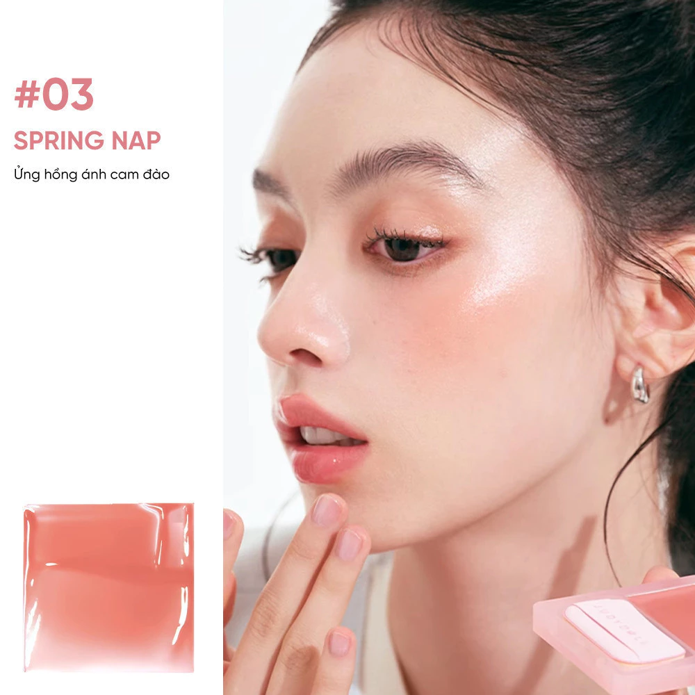 Má Hồng Kem Judydoll Glow Blush Balm Căng Bóng Lâu Trôi Mềm Mịn 3g