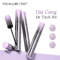 Mascara Focallure Lengthening Đầu Cọ Sợi Mảnh Cong Tự Nhiên 7.3g