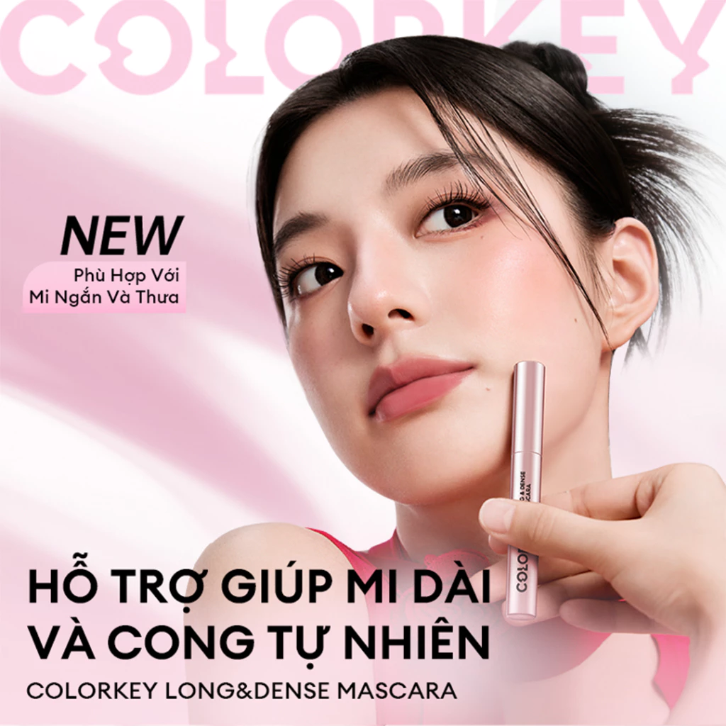Mascara Colorkey Long&dense Mascara Làm Dài Và Dày Mi 4.5g