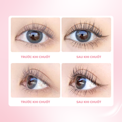 Mascara Ukiss Fireworks Plum Giúp Cong Lông Mi, Chống Thấm Nước Lâu Trôi 5g