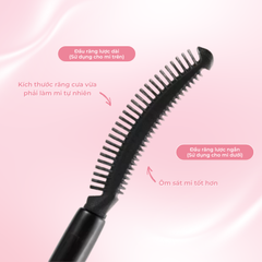 Mascara Ukiss Fireworks Plum Giúp Cong Lông Mi, Chống Thấm Nước Lâu Trôi 5g