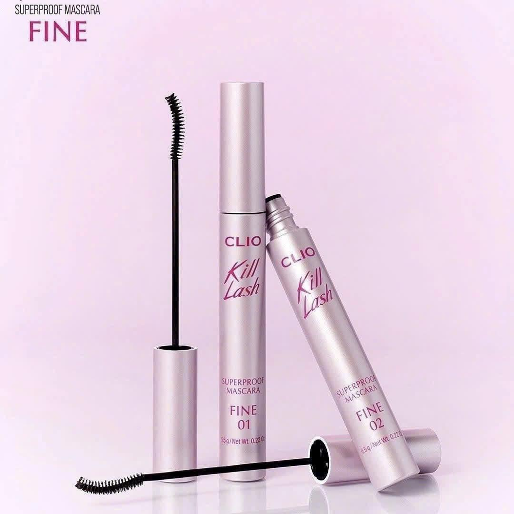 Mascara Clio Kill Lash Superproof Mascara Làm Cong Mi, Chống Trôi 7g