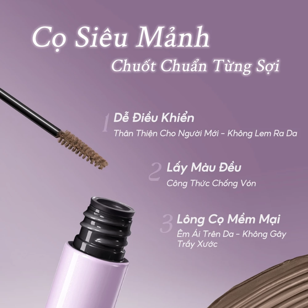 Mascara Lông Mày Dạng Gel Focallure Eyebrow Gel Tự Nhiên Chống Thấm Nước 24h 5g