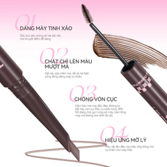 Chì Kẻ & Mascara Lông Mày Pinkpunk Freestyle Multi-Brow Pencil & Tint
