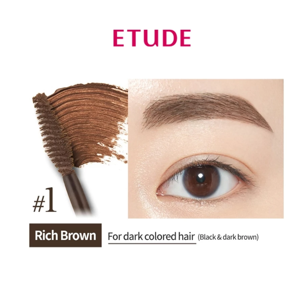 Mascara Lông Mày Etude House Color My Brows Màu Tự Nhiên Định Hình Chân Mày 4.5g