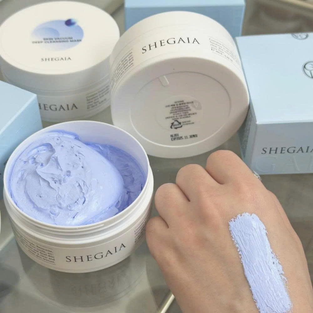 Mặt Nạ Đất Sét SHEGAIA Mask Làm Sạch Sâu Lỗ Chân Lông 150g