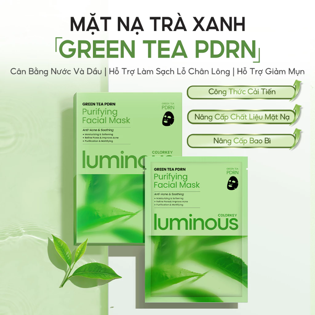 Mặt Nạ Dưỡng Da Thuần Chay Colorkey Luminous PDRN 25ml