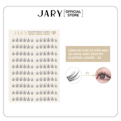 Lông Mi Cụm Sẵn Keo 10 Hàng JARY Easyfit Lashes