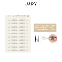 Lông Mi Cụm Sẵn Keo 10 Hàng JARY Easyfit Lashes