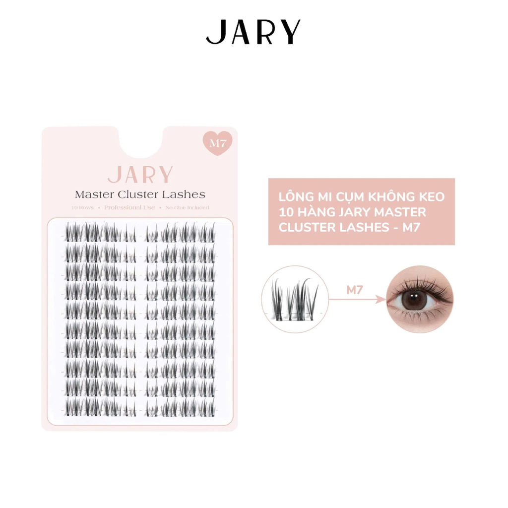 Lông Mi Cụm Không Keo 10 Hàng JARY Master Lashes