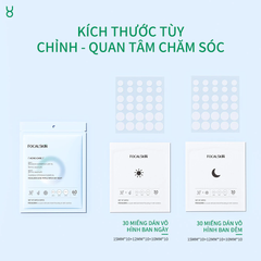 Miếng Dán Mụn Focalskin Acne Pimple Patch Day Night 60 Miếng