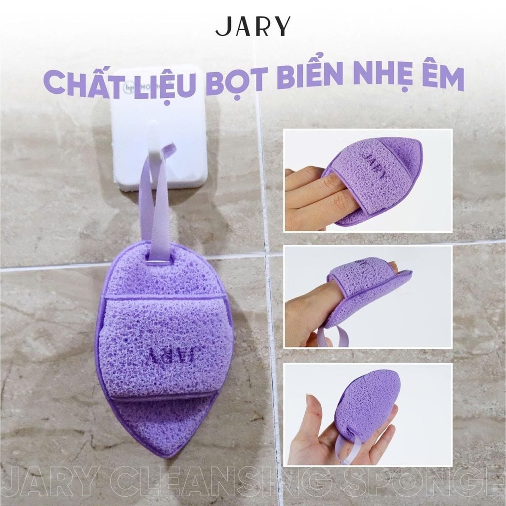 Miếng Rửa Mặt Bọt Biển Jary Cleansing Sponge