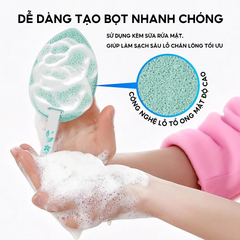 Bông Mút Rửa Mặt Bọt Biển Hunfsow Hình Giọt Nước Mềm Mại