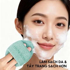 Bông Mút Rửa Mặt Bọt Biển Hunfsow Hình Giọt Nước Mềm Mại