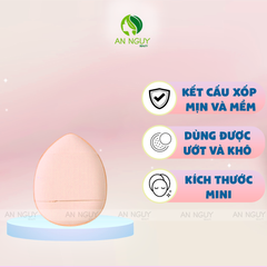 Mút Trang Điểm Mini Tán Nền Che Khuyết Điểm Đa Năng