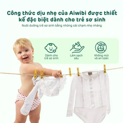 Túi Nước Giặt Aiwibi Enzymes Baby Laundry Detergent Giặt Đồ Lót & Đồ Cho Bé 250ml